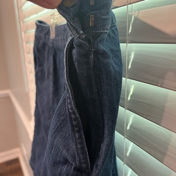 L.L. BEAN Classic Fit Women’s 20 REG DENIM SKIRT with pockets - Picture 6 of 12